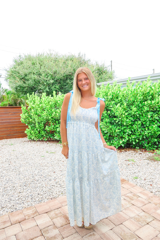 Floral Tiered Maxi Dress