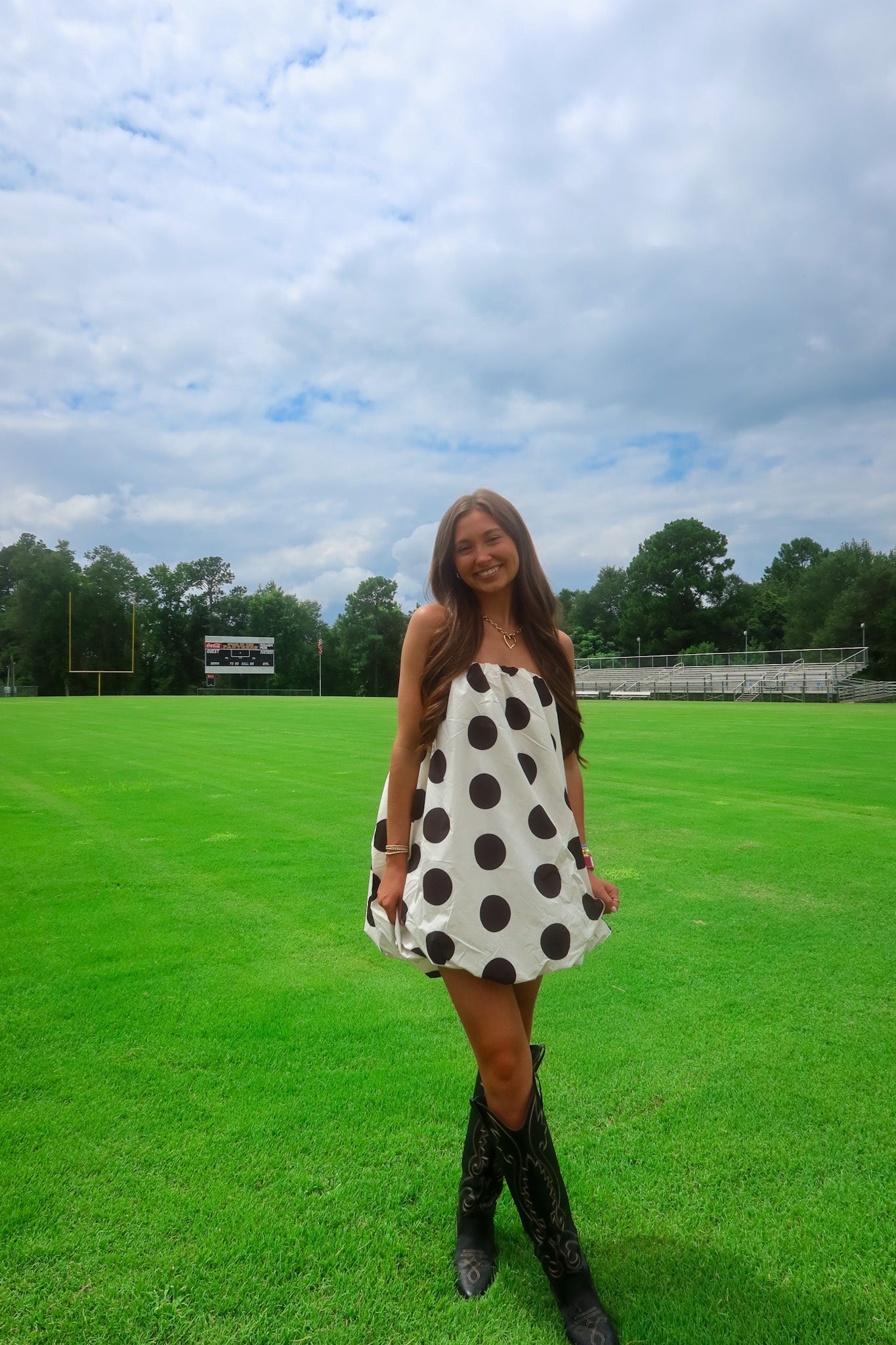 Polka Dot Mini Dress