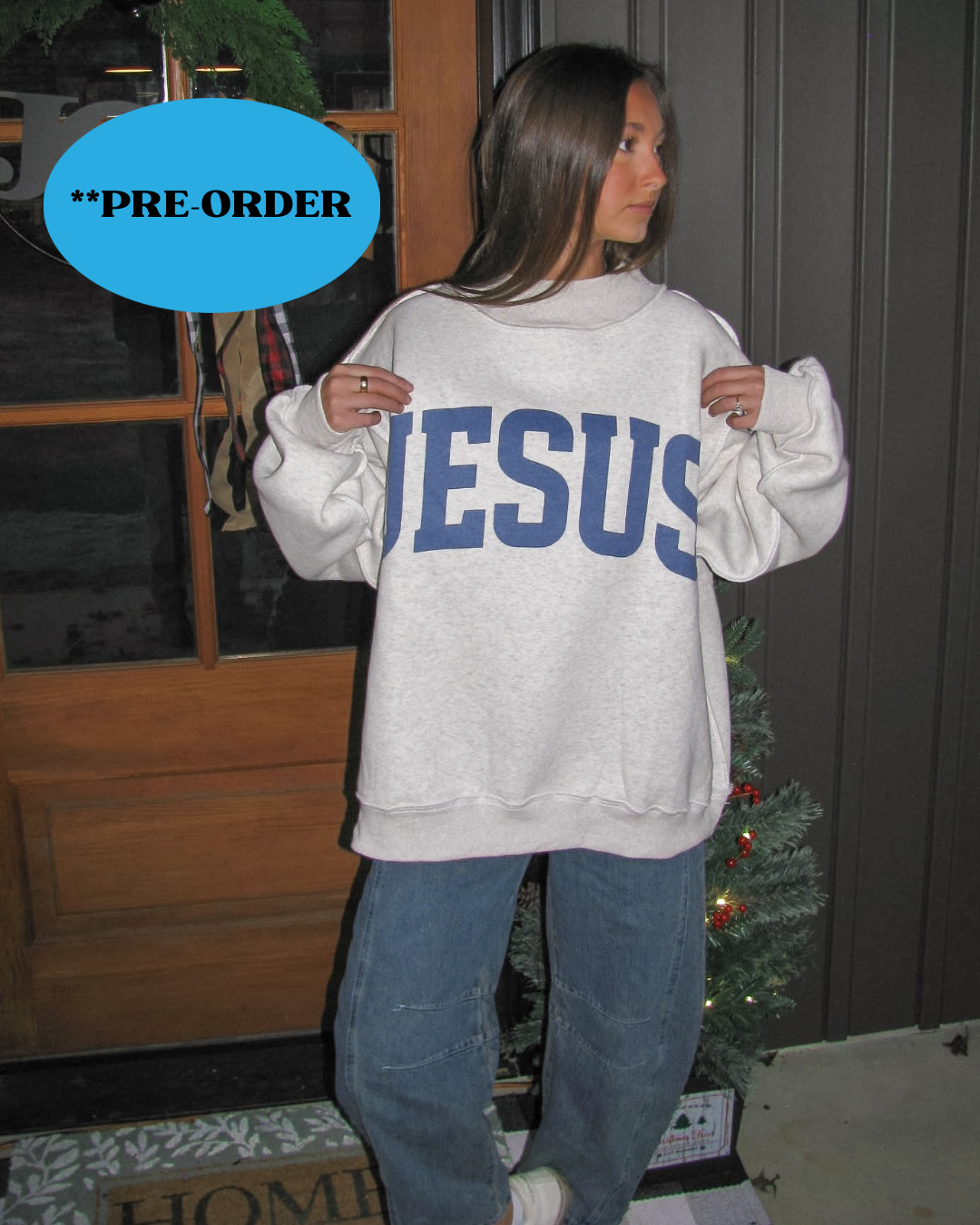 PREORDER: Jesus Reversible Mock Neck
